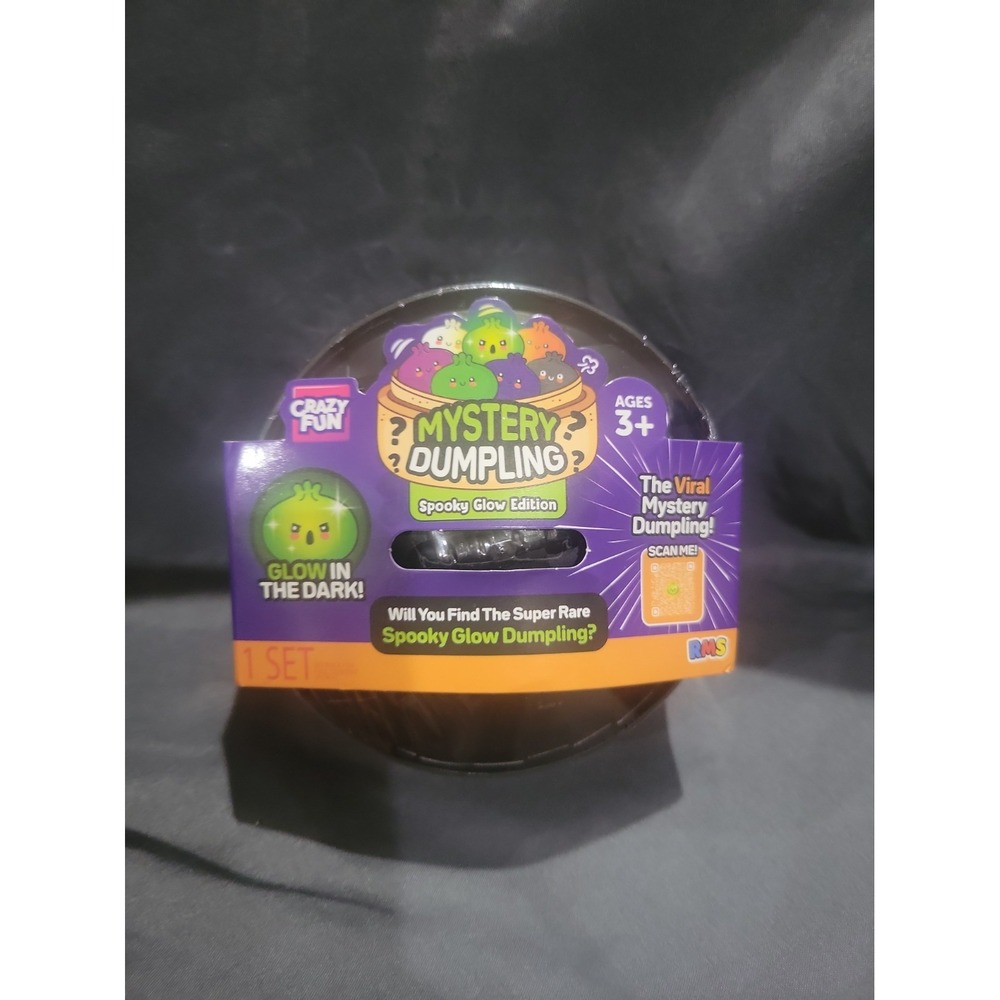 Crazy Fun Mystery Dumpling Spooky Glow Edition Glow in the Dark Squishy Sealed